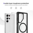 thumbnail image 2 of Decase Magnetic case for Samsung Galaxy S25 Ultra Case,Built-in Kickstand,Compatible with Mag-Safe, Dual-Layer Protection Military Grade Protective Phone Case for Samsung Galaxy S25 Ultra,Black+Clear, 2 of 9