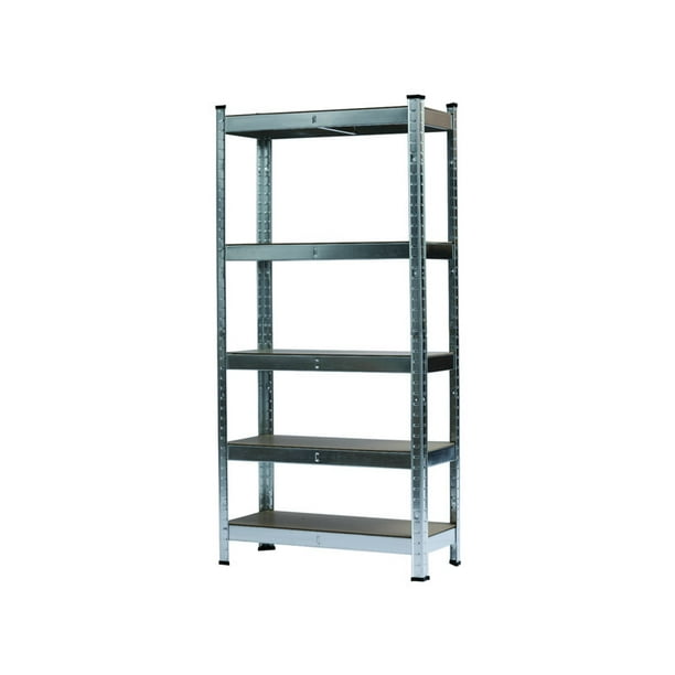 Heavy Duty 5 Tier Metal Galvanized Shelving Rack Unit Garage Storage