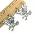 thumbnail image 2 of U8MO 2/6/10pc Big Eagle Antique Silver Charms Pendants DIY Jewelry Findings 34*30mm-10pcs, 2 of 5