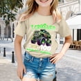 thumbnail image 2 of NAFUU Girls T Shirts Happy 100 Days Of School Prints Long Sleeve Round Neck Preschoolers Children's T-Shirts School Celebration Going Out Tops For Girls Sizes 8-9 Years, 2 of 4