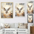 thumbnail image 4 of Designart "Dove'S Heavenly Descent In Christianity" Christianity Canvas Art Print, 4 of 7