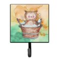 thumbnail image 1 of Porte-laisse Ou Porte-Clés Aquarelle Hibou, 1 of 1