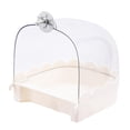 thumbnail image 1 of Baño para Pájaros, Bañera para Pájaros, Cuenco de Agua, Ducha para Pájaros, Fácil de Instalar, Bañera para Loros, Periquitos, Cacatúas, Pájaros Pequeñ, 1 of 7