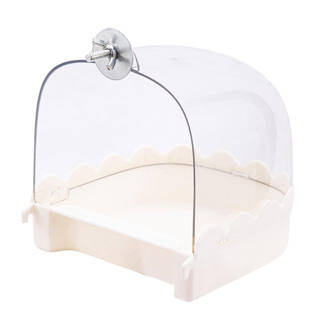 Baño para Pájaros, Bañera para Pájaros, Cuenco de Agua, Ducha para Pájaros, Fácil de Instalar, Bañera para Loros, Periquitos, Cacatúas, Pájaros Pequeñ