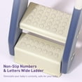 thumbnail image 4 of 2 in 1 Potty Training Seat with Step Stools Ladder for Kids Boys Girls Toddlers, Blue, 4 of 10