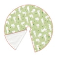 thumbnail image 3 of Salouo Rabbit And Carrot (2) Christmas Tree Skirt 30" Farmhouse Christmas Decorations Snowman Xmas Tree Skirt Tree Mat for Holiday Party Decor, 3 of 8