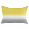 thumbnail image 2 of Yellow White Grey Ombre Body Pillow Cover, Pillowcase Protectors with Zipper, Breathable Decorative Throw Pillow Case Cover, Modern Abstract Aesthetics Pillow Shams for Couch Sofa 24x36Inch, 2 of 8