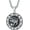 01.Stainless(round), variant on Men Women Necklaces Stainless Steel Ankh Cross Eye of Horrus Pendant Chain Gift-02.Black(ankh horus)