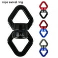 thumbnail image 3 of Swing Swivel Pratical 30KN Rotational Device Dance Hammock 360 Degree Climbing Rope Connector Mountaineering Spinner Swivels Hardware, 3 of 10