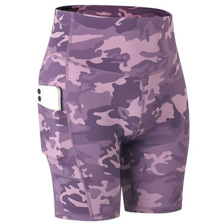 Summer Shorts Saving! Ruziyoog Athletic Shorts Women's Sports Short Skirt  Loose Fake Two-piece Anti-peep And Quick-drying Running Fitness Culottes  Tennis Shorts Purple 2XL 