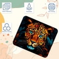 thumbnail image 3 of Leopard Printed Square Desk Pad Mouse Pad Desk Mat Non-Slip Rubber Bottom – 8.3x9.8 Inch – Suitable for Office and Gaming, 3 of 6