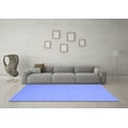 thumbnail image 3 of Ahgly Company Indoor Square Abstract Blue Contemporary Area Rugs, 3' Square, 3 of 4