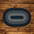thumbnail image 1 of Colonial Mills Rug MD24R048X072 4 x 6 ft. Madison Braided Rug  Navy, 1 of 1