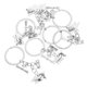 thumbnail image 3 of WORGEOUS 6 piezas regalo de graduación para ella él clase de 2025 llavero de graduación para hija hijo mujeres hombres estudiantes mayores universidad plata, 3 of 9