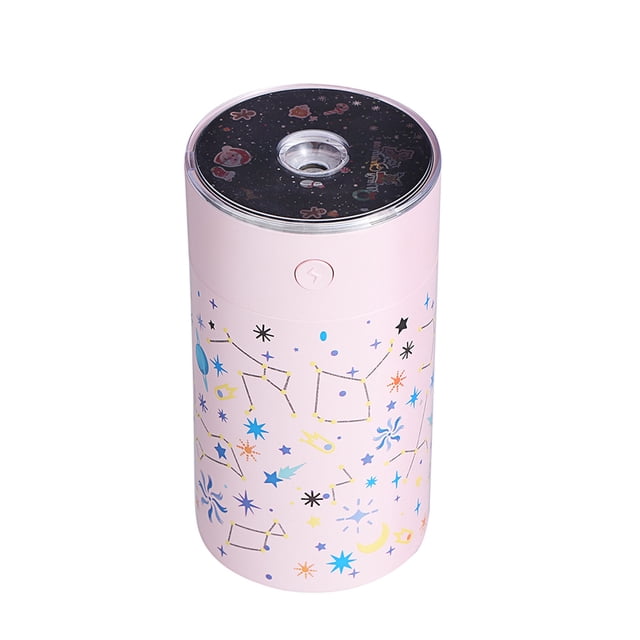 ICQOVD Star Projection Humidifier Portable Household Room Night Light Atomizer