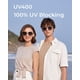 thumbnail image 4 of Gafas de sol polarizadas para hombres y mujeres, gafas de sol plegables ultraligeras, gafas de sol con montura de acetato con organizador, 4 of 4