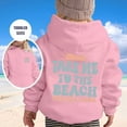 thumbnail image 3 of Toddler Girls Pullover Hoodies Graphic Prints Long Sleeves Pullover Tops Comfy Plus Size Outwear Coat with Pockets , Size 4-12, 3 of 6