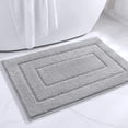 thumbnail image 1 of Alfombras de baño con respaldo antideslizante, diseño contemporáneo, alfombra de baño esponjosa de secado rápido para bañera, lavabo, ducha, 1 of 8