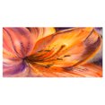 thumbnail image 2 of Fleur de Lys Orange - Grande Impression sur Toile Florale, 2 of 3