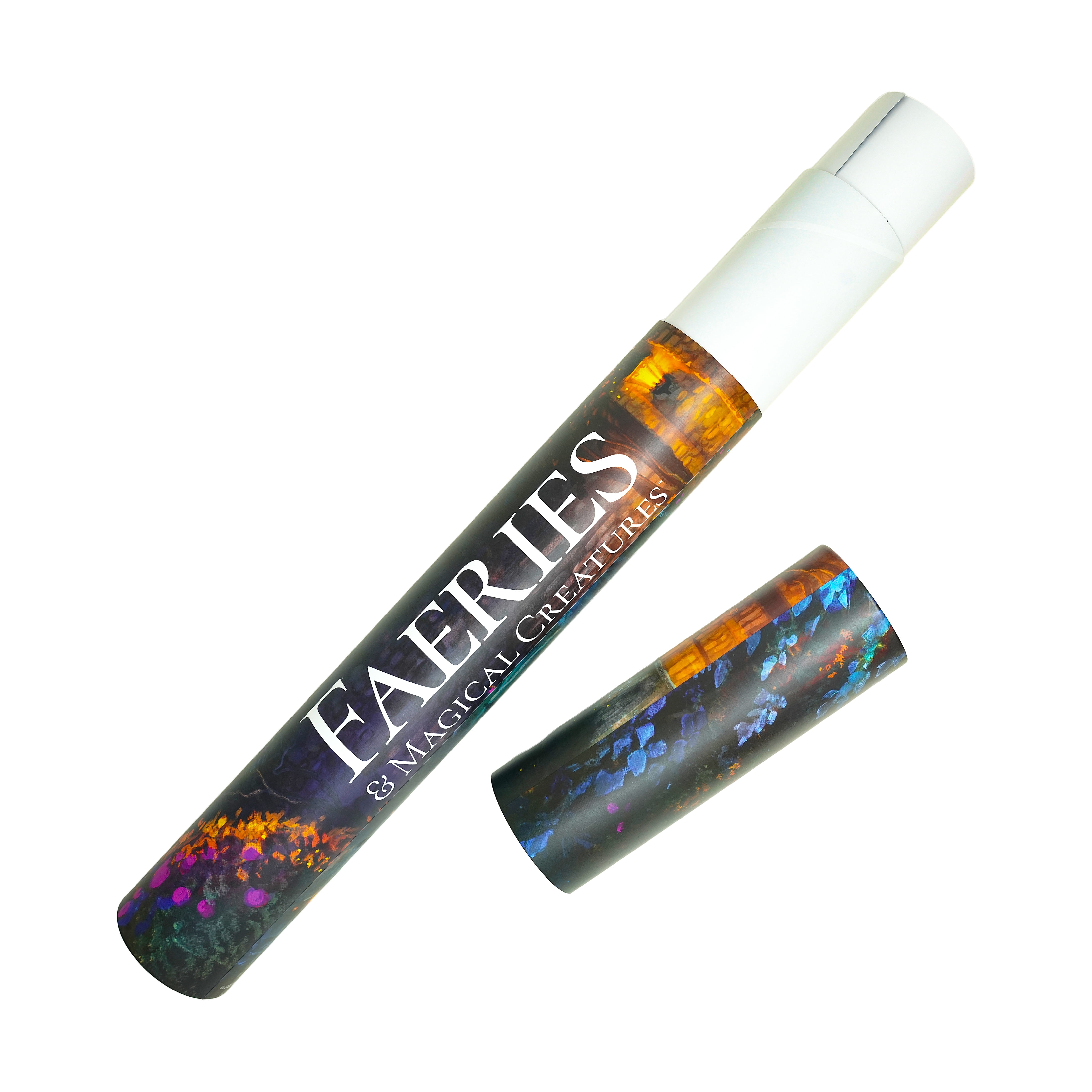 Forbidden Games Faeries & Magical Creatures - Collectible Poster with Custom Storage Tube