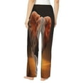 thumbnail image 3 of Bingfone Pajamas For Women,Elephant Sunset In Kenya Pajama Pants With Pockets-Small, 3 of 9
