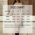 thumbnail image 6 of ZOELNIC Women's Twist Front Bodycon Midi Dress, Casual Long Sleeve Round Neck Bodycon Dress with Side Slit Hem, Club Party Nightout Dresses, S, 6 of 6