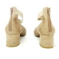 thumbnail image 3 of Mountain Sole, Women's Madyn Elastic Ankle Strap Pumps, Back Zipper Secure Fit, 3 of 6