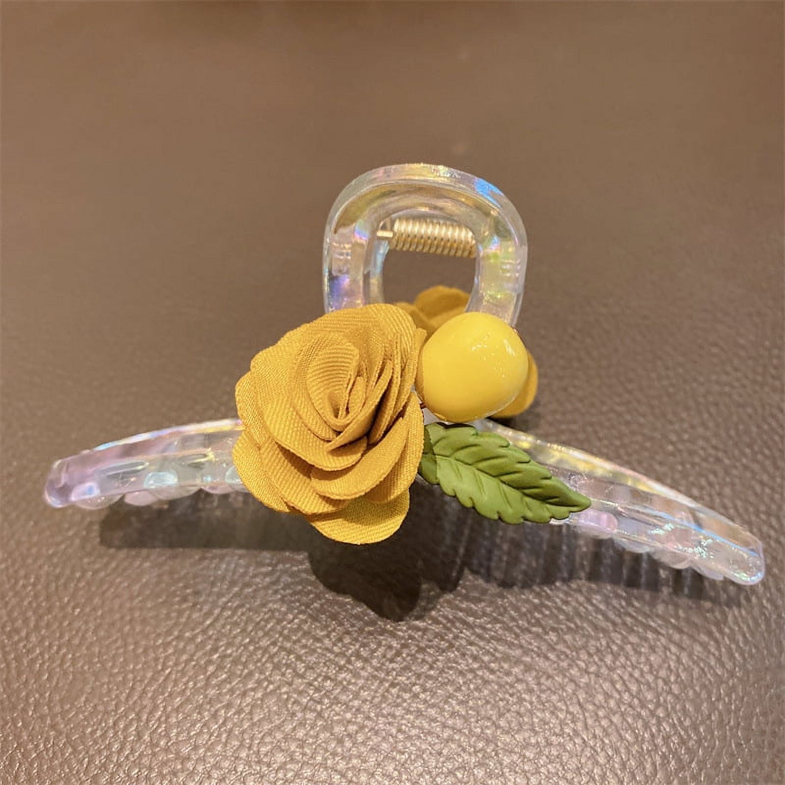 KIKI HOME Sweet Flower Mermaid Hair Clips - Japanese and South Korean-inspired Design Perfect for Spring and Summer