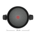 thumbnail image 2 of Olla T-fal Hard Titanium Expert 24 cm con Tapa C2784612HTE Negro, 2 of 3