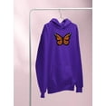 thumbnail image 3 of Monarch Butterfly Art Hoodie Women - Women Hoodie, 3XL, 3 of 4