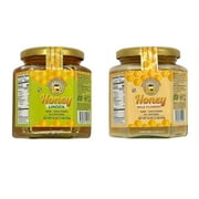 Organic Heaven Bashkirian Honey, Exquisite Blend of Linden & Wildflowers 16 Fl Oz 2 Jars