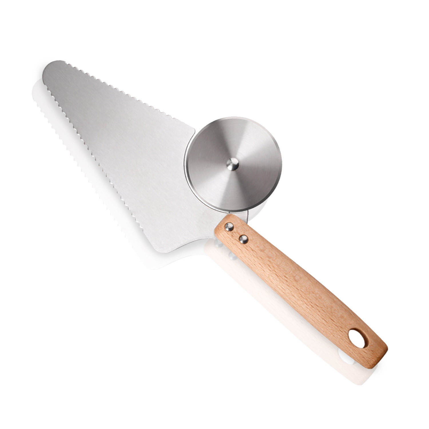 Stainless Steel Pizza Cutter Kitchen Restaurant Pastry Dough Cutting Tool Slicer