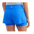 Women's Active Perforated Running Shorts With BuiltIn Compression