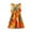 Yellow, variant on ZACPNCV Girls Sundresses Summer Boho Strap Tiered Cami Maxi Dresses Yellow 7-8 Years