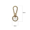 thumbnail image 4 of 10 Pieces Swivel Snap Lobster Clasp Jewelry Making Findings Accessories Clips Keychain Key Rings DIY Golden, 4 of 9