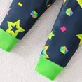 thumbnail image 4 of Gunia Little Boys Halloween Pajamas Glow In The Dark Dinosaur Long Sleeve Crewneck Top And Pants 2 Piece Fall Pjs Holiday Party Sleepwear, 4 of 7