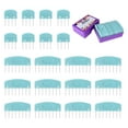 thumbnail image 3 of 20 Pcs Knit Blocker Combs, Color Knit Blockers Combs for Blocking, Rainbow Knitting Blockers Pins for Blocking Mats Knitting Pins Kit Knitting Tools, Multi Colors, 3 of 7