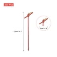 thumbnail image 2 of Uxcell 200Pcs Palillos de cóctel de bambú natural con nudo para bebidas, alimentos y frutas, rojo, 2 of 6