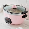 GreenLife Healthy Duo Slow Cooker with Nonstick Removable Inner Pot and