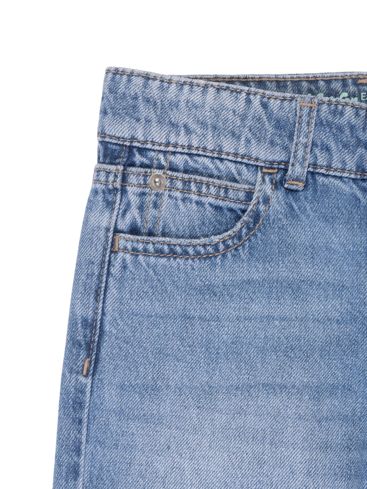 Wonder Nation Girls Easy Straight Leg Jean, Sizes 5-18