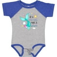 thumbnail image 3 of Inktastic Be a Mermaid Make a Splash Blue Mermaid Tail Boys or Girls Baby Bodysuit, 3 of 5