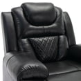 thumbnail image 5 of Home Theater Seating Manual Recliner Chair with LED Light Strip for Living Room,Bedroom, 5 of 9