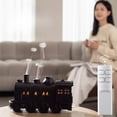 thumbnail image 2 of Cool Mist Train Humidifier, Portable Mini Train Essential Oil Diffuser with 2 Light 2 Mist Mode, Auto Shut Off for Bedroom & Large Room, No Remote Included, 2 of 9