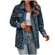 thumbnail image 1 of Blusa de manga larga con botones informales a la moda para mujer Pompotops qwe17672, 1 of 5