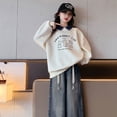 thumbnail image 3 of Moda Primavera/Otoño Ropa para niñas Polo Sudaderas con capucha para adolescentes Sudaderas con estampado de conejito Tops Camisetas cálidas Vestidos Niños 6 8 10 12 14 años, 3 of 5