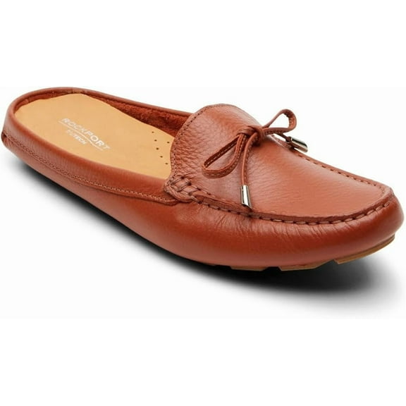 Rockport Sandi Bow Slide Women's Red Rouge Mules 9.5W