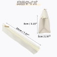 thumbnail image 6 of Unique Bargains Triangle Pencil Pouch Portable Stationery Bag Beige, 6 of 6