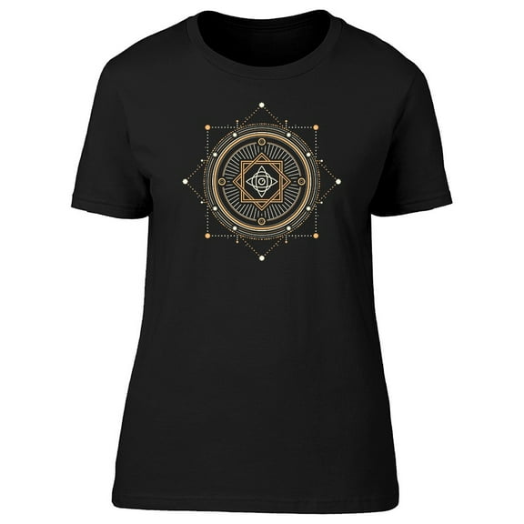 Sacred Gold Symbol Art Tee Women's -Image by Shutterstock