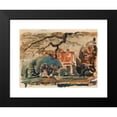 thumbnail image 2 of Magnus Enckell 14x11 Black Modern Framed Museum Art Print Titled - Villa of the Artist in Kilo (1921), 2 of 5