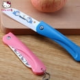 thumbnail image 2 of Hello Kitty-cuchillo plegable de cerámica para fruta Sanrio, Mini exquisito cuchillo de viaje para el hogar, pelador de alimentos, Kawaii, 2 of 4